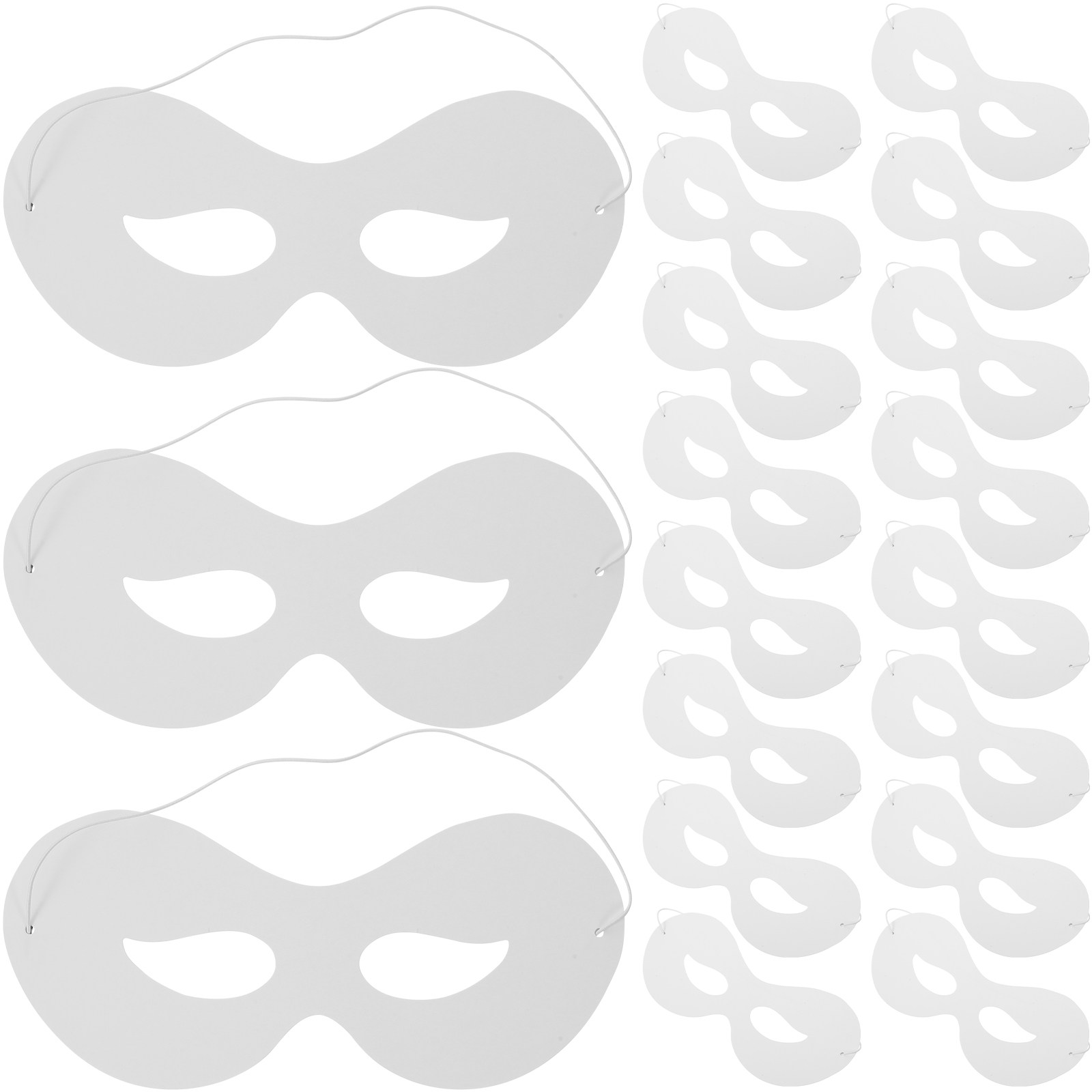 40 stuks blanco maskers voor k - Kids Face Mask recensie en prijs